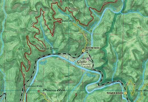 Example of final style of ST map