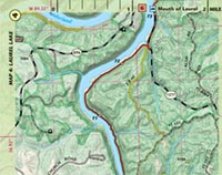 Topographic Trail Map Sample