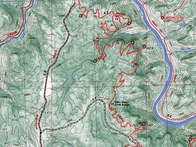 East JMT Map 1:32k