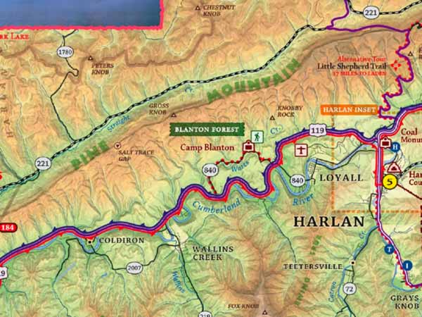 First Frontier Guidebook Map
