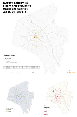 Analysis of all bicycle collisions up to May 5, 2014 with focus on fatalities and injuries.