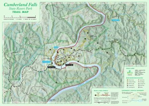 July draft of Cumberland Falls trail map