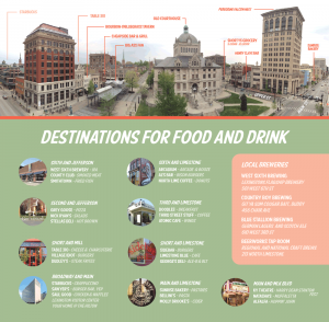 Sample of custom guide for Lexington destinations
