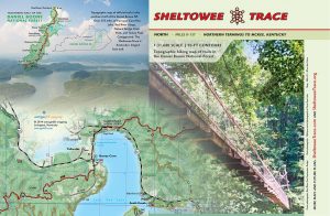Cover wrap of our new Sheltowee Trace Map