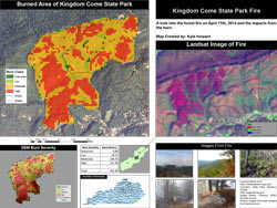 April, 2014 Kingdom Come State Park Wildfire Analysis, by Kyle Howard