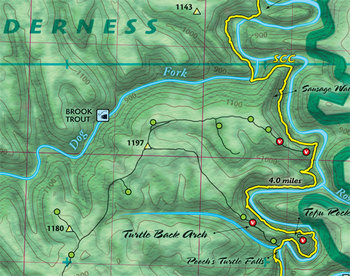 Current weather maps and data for the Daniel Boone National Forest.