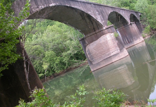 Rail bridge across Bigh South Fork of the Cumberland River