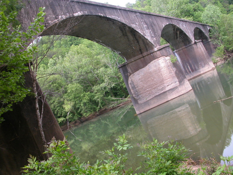 Rail bridge across Bigh South Fork of the Cumberland River