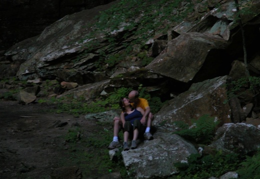 Yahoo Falls Scenic Area always puts lovers in the mood