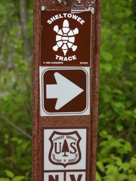 Sheltowee intersects with Laurel Ridge road