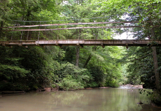 Sinking Creek Suspension Bridge