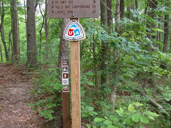Sheltowee Trace Trailhead at Ky 1956 (old Highway 80)
