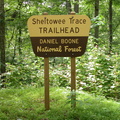Sheltowee Trace Trailhead at Ky 1956 (old Highway 80)