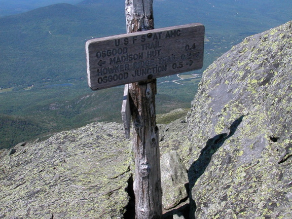 Below Madison Summit