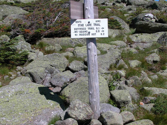 Between Madison Hut and Star Lake