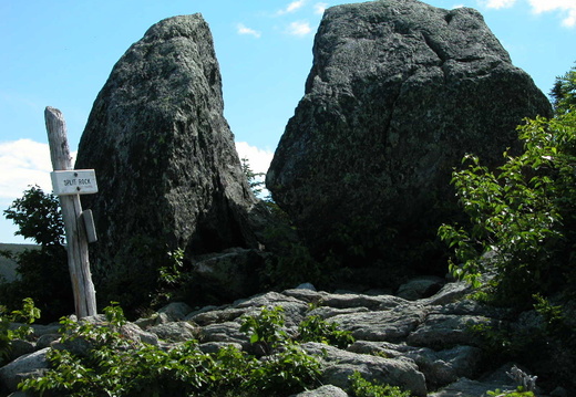 Boott Spur Trail Split Rock