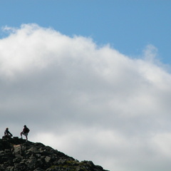 Day Hikers from Mt. Washington Summit