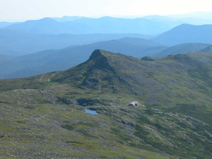 View from Crawford Path to Lakes of Clouds Hut