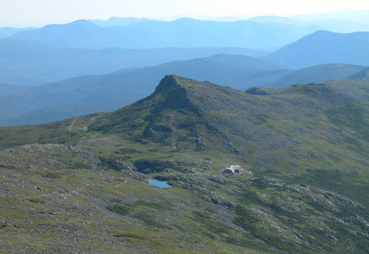 View from Crawford Path to Lakes of Clouds Hut