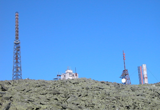 View from Crawford Path to Mt. Washington Weather Observatory