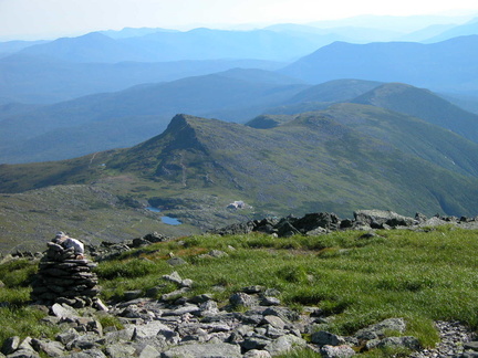 View from Mt. Washington to Lakes of Clouds Hut