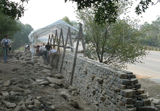 05 August 12: McAtee Run Dry Laid Stone Walling