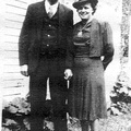 Oscar and Ermon Blevins on their wedding day, October 21, 1939. source: NPS, A Guide to the Oscar Blevins Loop Trail