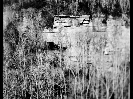 Wall above Yahoo Creek                