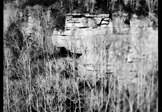 Wall above Yahoo Creek                