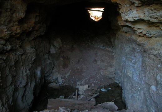 The Tunnel. Old railroad tunnel for Rock Creek coal and timber operations.