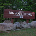 Entrance to Big South Sign.