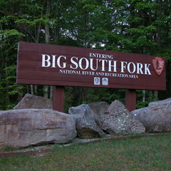 Entrance to Big South Sign.
