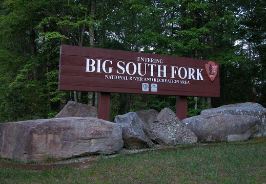 Entrance to Big South Sign.