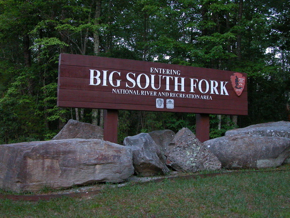 Entrance to Big South Sign.