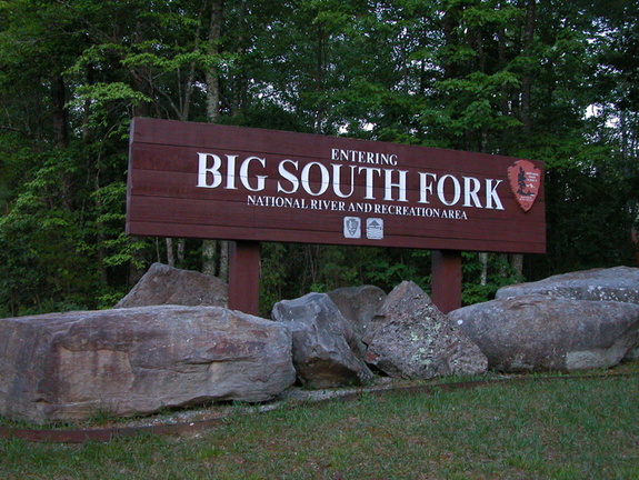 Entrance to Big South Sign.