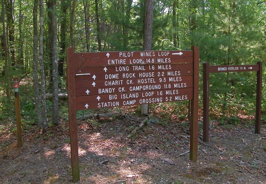 Station Camp Creek, Pilot-Wines Loop, Equestrian trail.
