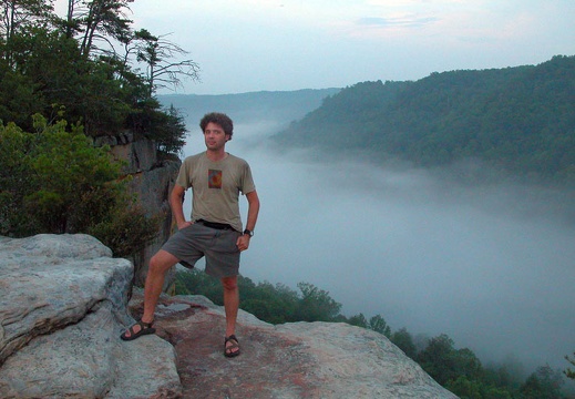 The Photographer against fog.