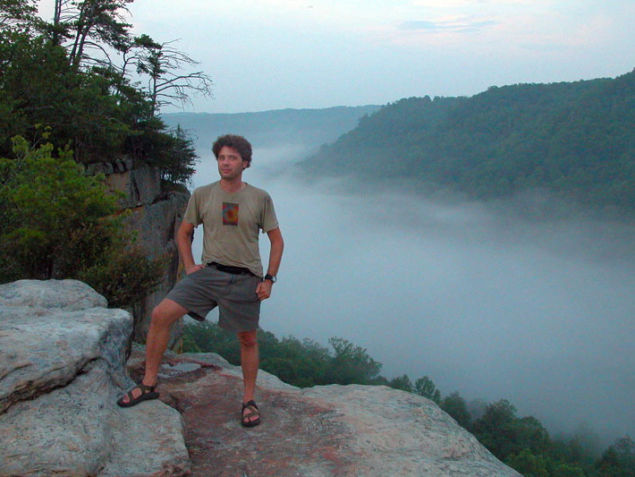 The Photographer against fog.