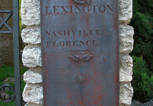 Iron route marker