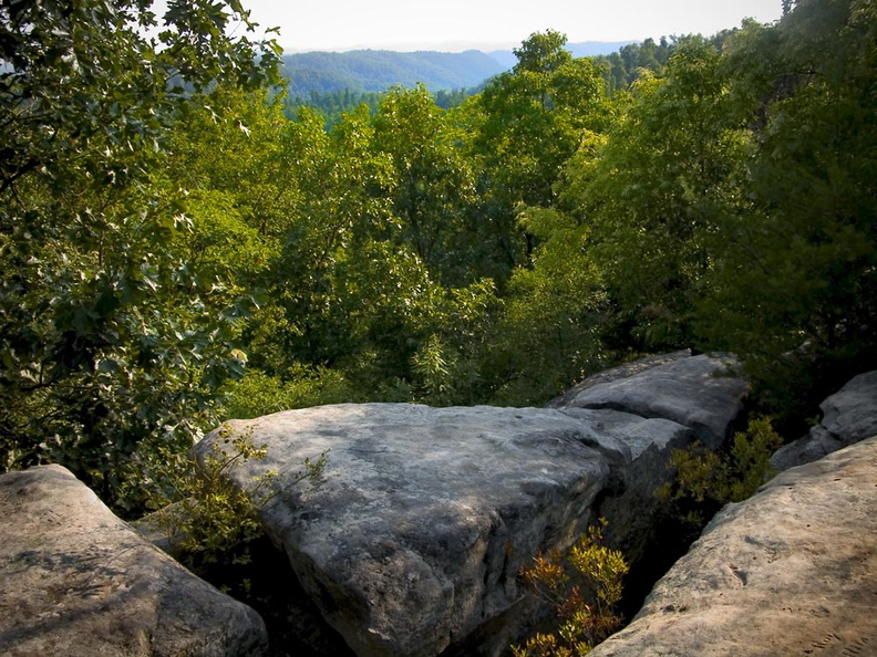 View south from Amburgy Rocks