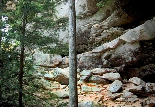 Gray's Arch rock shelter