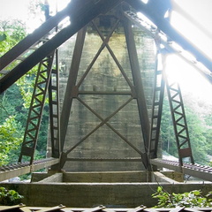 O&amp;W Bridge foundation