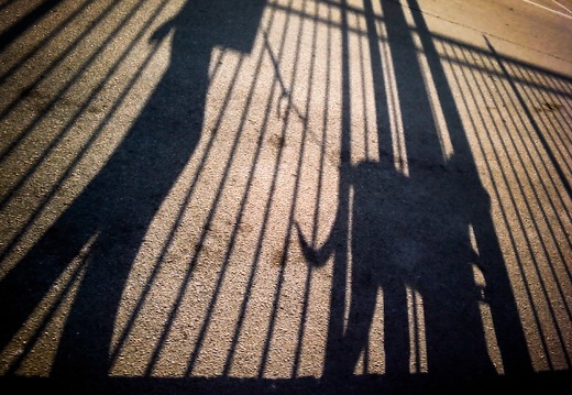 Shadow behind Old Courthouse