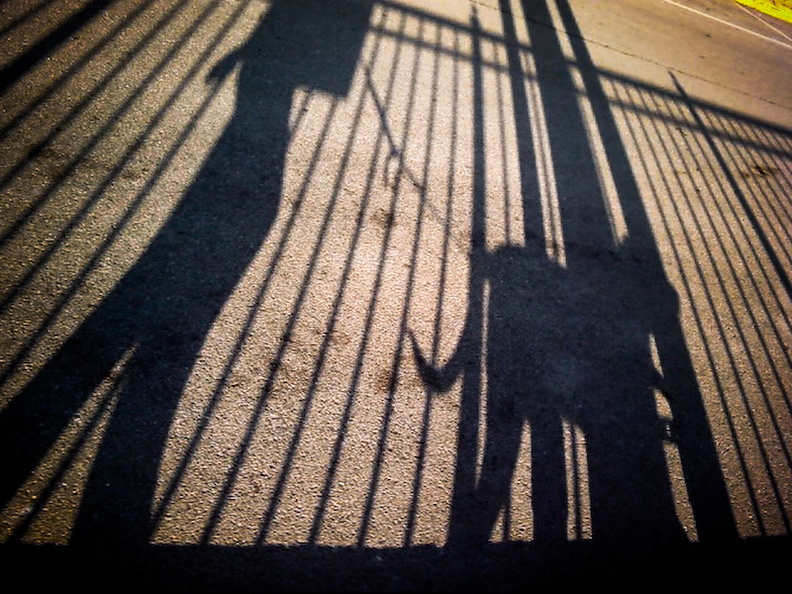 Shadow behind Old Courthouse