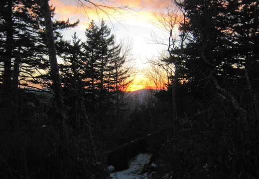 Sugarland Mountain Trail at Sunset