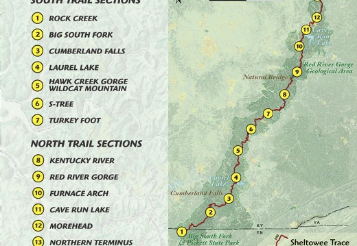 The major sections for which we will produce maps