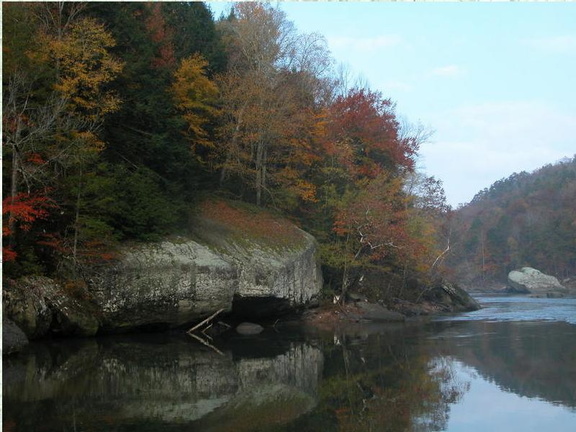 downstream of Falls in the morning