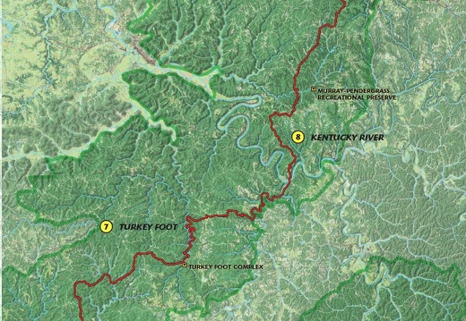 Sections 7-8: Turkey Foot and Kentucky River