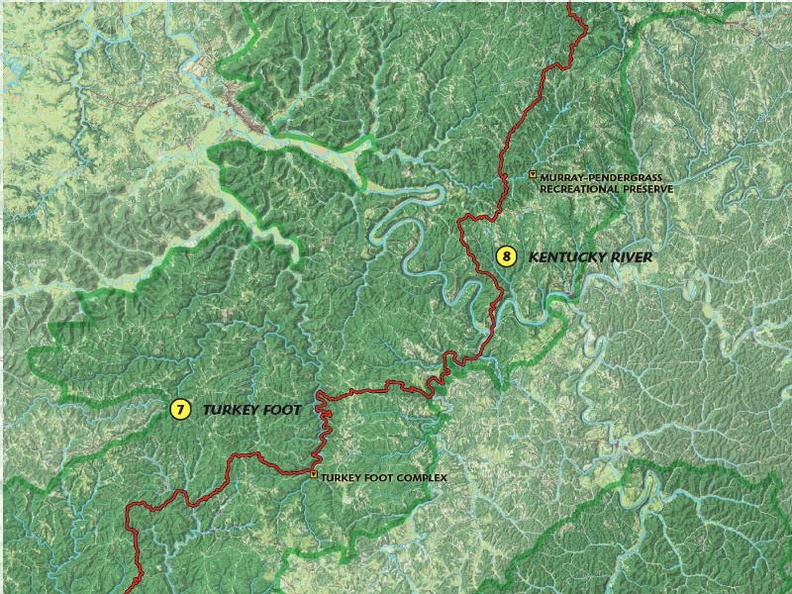 Sections 7-8: Turkey Foot and Kentucky River