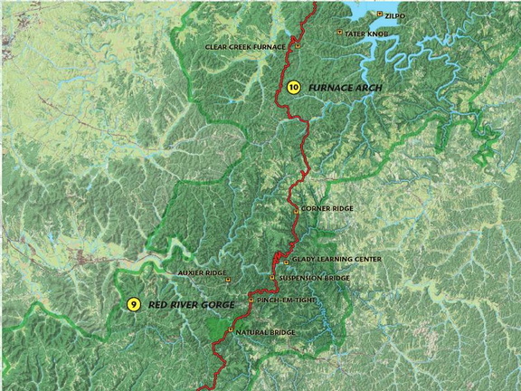 Sections 9-20: Red River Gorge &amp; Furnace Arch